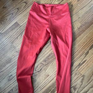 Women's Nike Leggings - Red - Small